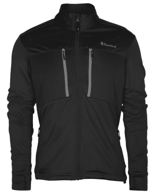 Pinewood Abisko Power Fleece Jacka (Färg: Svart, Storlek: Small)