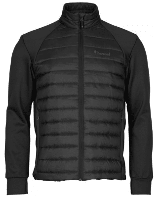 Pinewood Hybrid Powerfleecejacka (Färg: Svart, Storlek: Small)