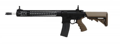 G&G EMG Seekins Precision Licensed AR-15 SP223 Advanced G2 AEG - Desert