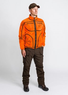 Pinewood Jacket Red Deer Camou - Strata Blaze/Suedebrown