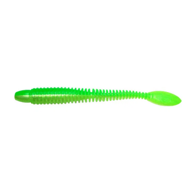 Lunker City Jigg Ribster 7cm 10-pack - Limetreuse