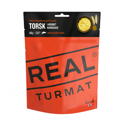 REAL Turmat Cod in Creamy Curry Sauce 113g