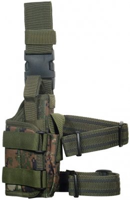 UTG Extreme Ops 188 Tactical Leg Holster - Woodland Digital