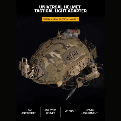 WoSport Universal Helmet Tactical Light Adapter