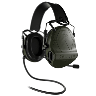 Sordin T2 CC - Headband Leather (Färg: Grön)