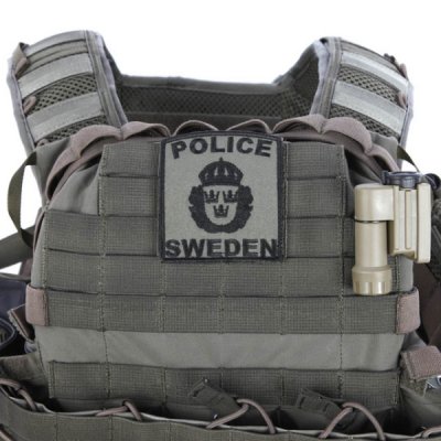 Snigel Patch Police Sweden -12