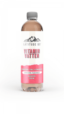 Latitude 65° Vitamindryck - Jordgubb/Rabarber