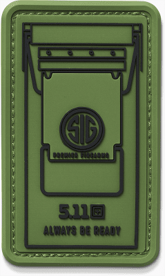 5.11 Tactical x Sig Sauer Ammo Cans Patch (Färg: Grön)