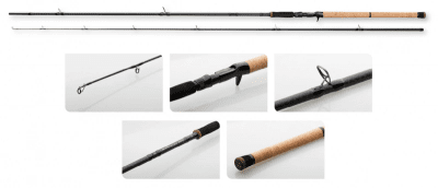 DAM Spinnspö Nanoflex Pro Plus Salmon 12FT/3.60M 50-150g 2 Delat