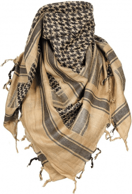 Jackal Gear Shemagh 110x110cm (Färg: Tan/Svart)