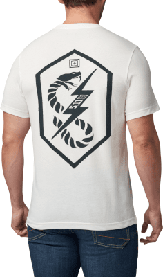 5.11 Tactical PT-R Rope Snake Tee - Marshmallow