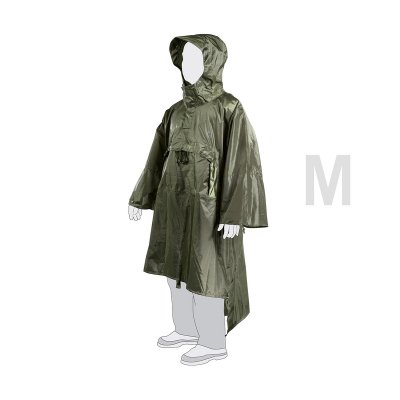 Tasmanian Tiger Poncho - Oliv (Storlek: Medium)