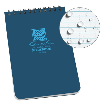 Rite In The Rain Notebook, 10x15cm - Blå