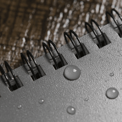 Rite In The Rain Top Spiral Notebook, 7,5x12,5cm - Grey