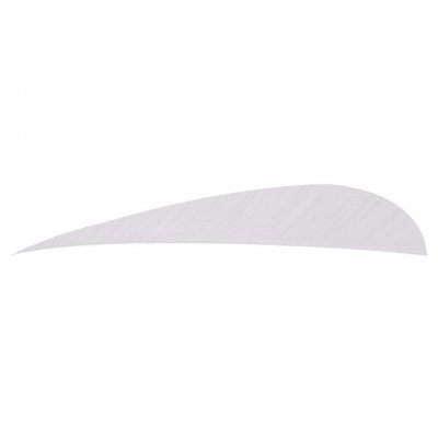 Trueflight Feathers 4" LW Parabolic 12st (Färg: Vit)