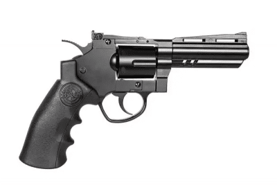 SRC Titan 4" Revolver Co2 6mm Svart