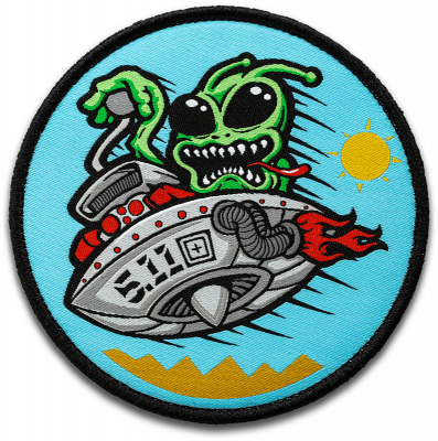 5.11 Tactical Hotrod Alien Patch