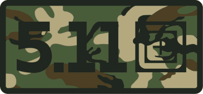 5.11 Tactical Woodland Camo Patch