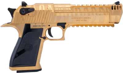 Cybergun WE Desert Eagle L6 .50AE Gas 6mm - Tiger Stripes Guld