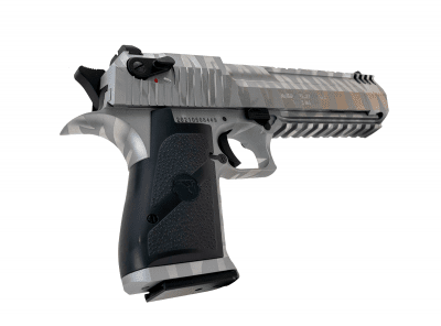 Cybergun WE Desert Eagle L6 .50AE Gas 6mm - Tiger Stripes Silver