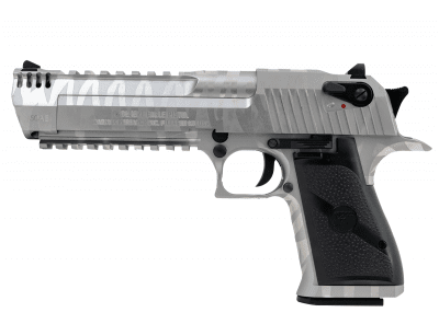 Cybergun WE Desert Eagle L6 .50AE Gas 6mm - Tiger Stripes Silver
