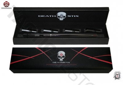 Deathstix Pipkit Stealth Black to carbon fade 14" Spyder