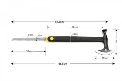 Ganzo Firebird Yxa Såg Combo