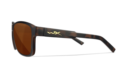 WileyX Trek Captivate Polarized Copper Matte Havana Brown