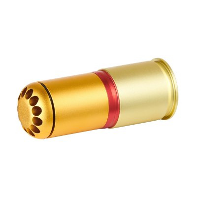Lancer Tactical 40mm Granat 60bb Gas - Guld/Röd/Orange
