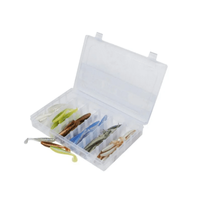 Abu Garcia Jigg Kit Paddle Tail Box 60st Mixade Färger