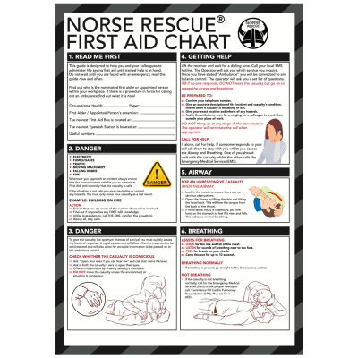 Norse Rescue First Aid Chart