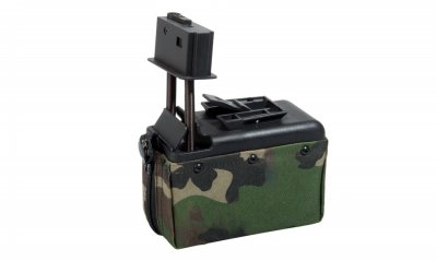 A&K Magasin - M249 Mini Box 1500rds 6mm
