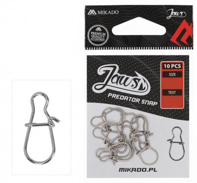 Mikado Jaws Predator Snap 10 Pack (Storlek: XL 20kg)