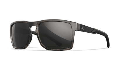 WileyX Apex CAPTIVATE Polarized Black Mirror/Matte Tortoise Brown Frame