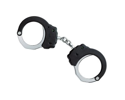 ASP European Steel Chain Handcuffs - Svart