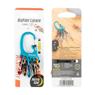 Nite Ize BigFoot Locker KeyRack Aluminum - Assorted