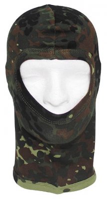 MFH Balaclava 1-Håls Tunn (Färg: Flecktarn)