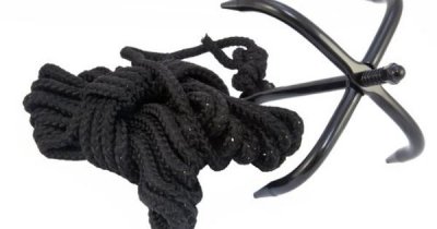 Mil-Tec Grappling Hook with Rope & Safety Catch
