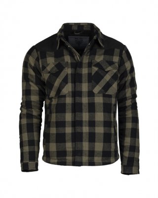 Mil-Tec Lumberjacket - Svart/OD (Storlek: Small)