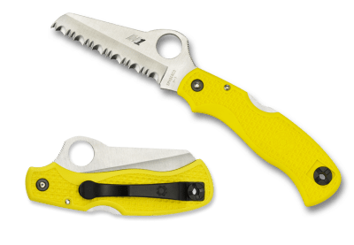 Spyderco Saver Salt Lockback Yellow