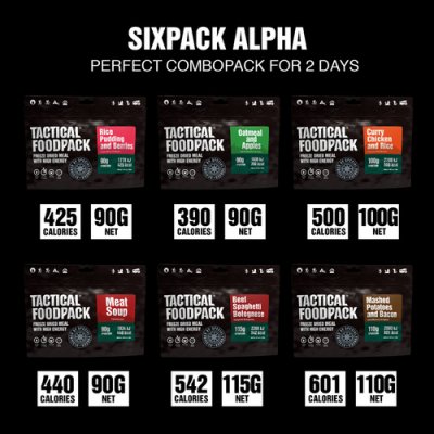 Tactical Foodpack Six Pack Alpha