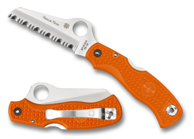 Spyderco Rescue Lockback 79mm Orange
