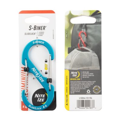 Nite Ize S-Biner SlideLock Aluminum (Storlek: #4)