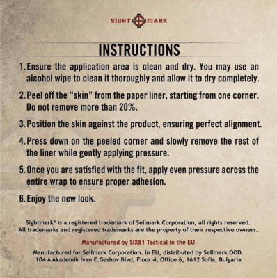 Sightmark Camo Skin Wrap - T-3 Magnifier