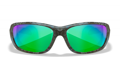 WileyX Gravity Captivate Polarized Green Mirror Lenses Kryptek Neptune Frame