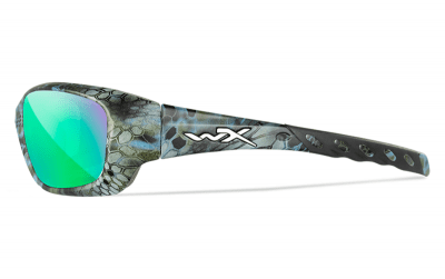 WileyX Gravity Captivate Polarized Green Mirror Lenses Kryptek Neptune Frame