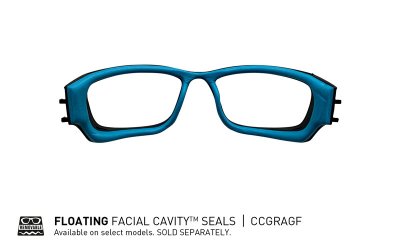 WileyX Gravity Captivate Polarized Blue Mirror Lenses Black Crystal Frame
