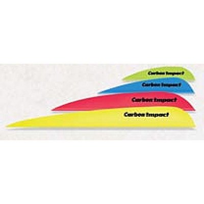 Carbon Impact Fins 5" 9 pack (Färg: Svart)