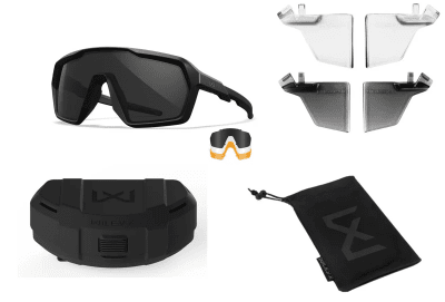 WileyX Citadel Clear/Grey/Light Rust Lenses / Matte Black Frame