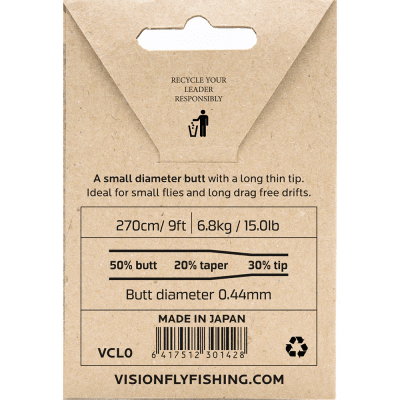Vision Classic Trout Leader 9"